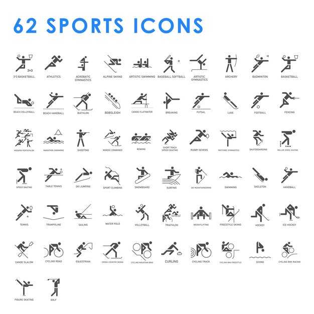 Как пиктограммы помогают в навигации на спортивных площадках